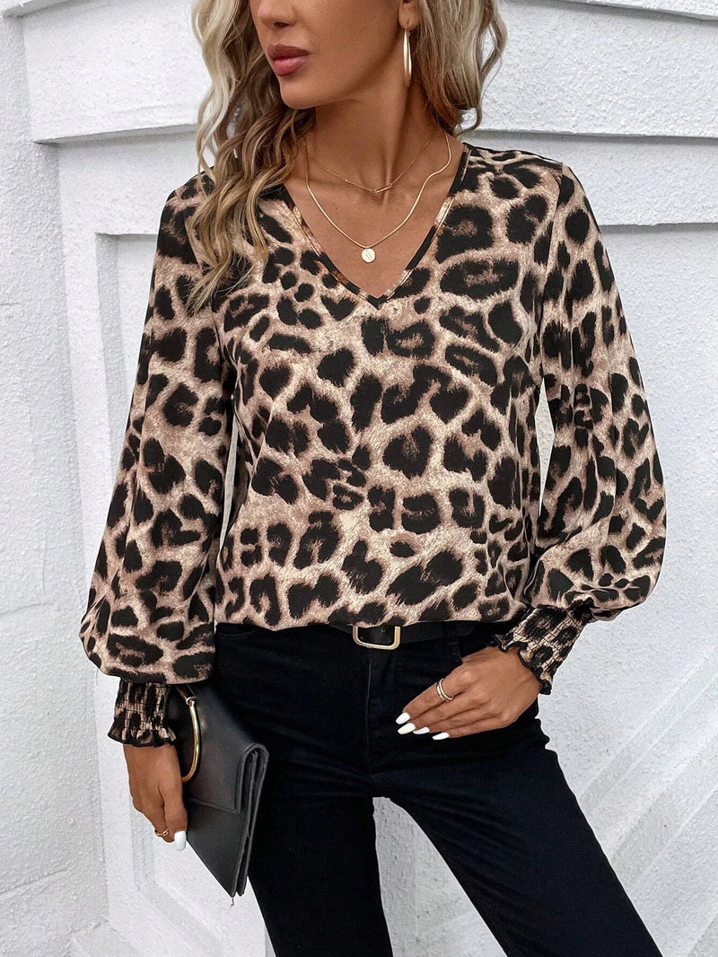 Camisa Feminina Lonovah Leopard