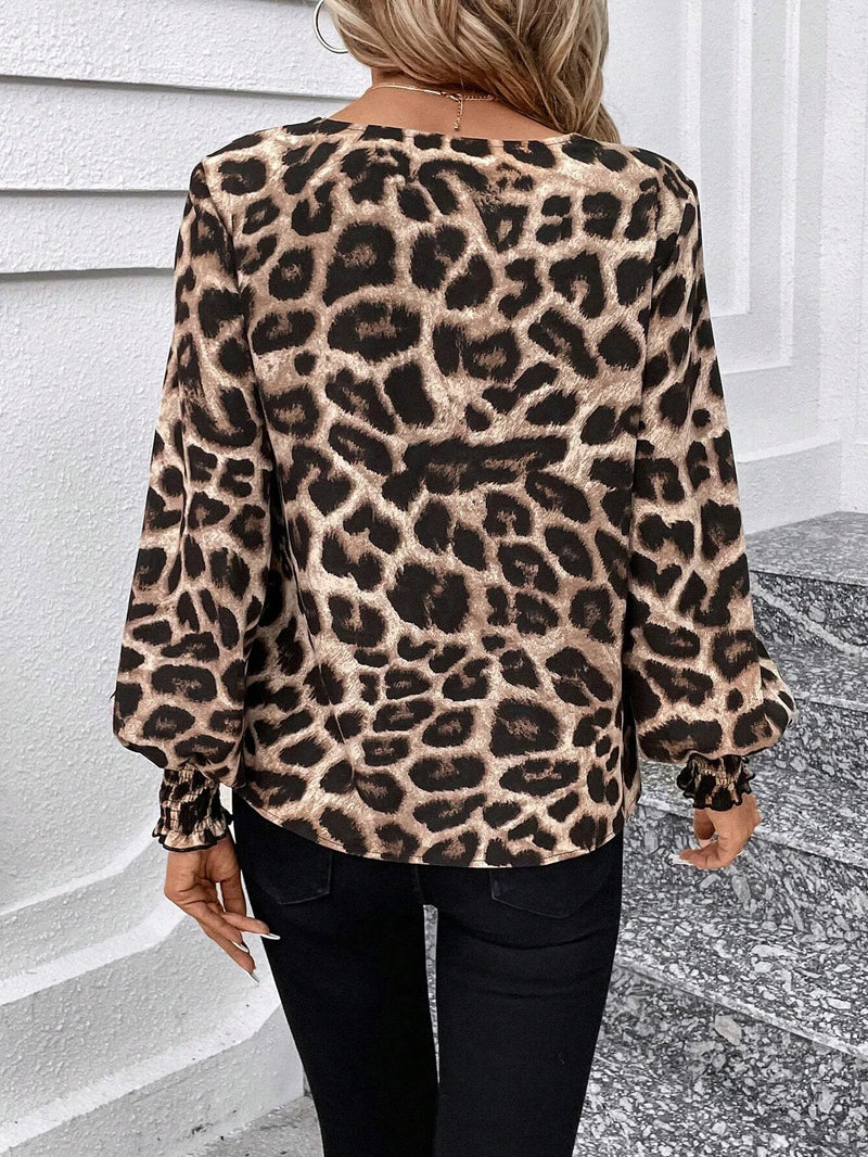 Camisa Feminina Lonovah Leopard