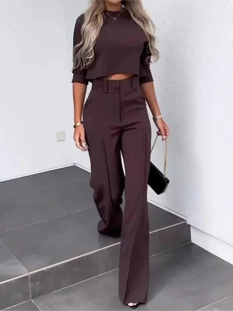 Conjunto Lonovah Elegance Cropped