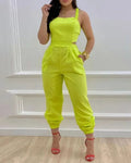 Macacão Feminino Lonovah Elegância Urbana
