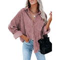 Camisa Feminina Lonovah Corduroy