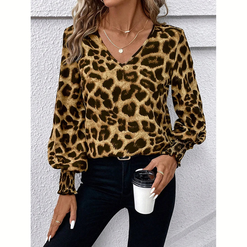 Camisa Feminina Lonovah Leopard