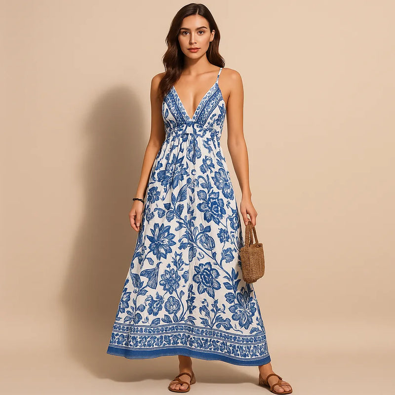 Vestido Feminino Lonovah Floral Breeze