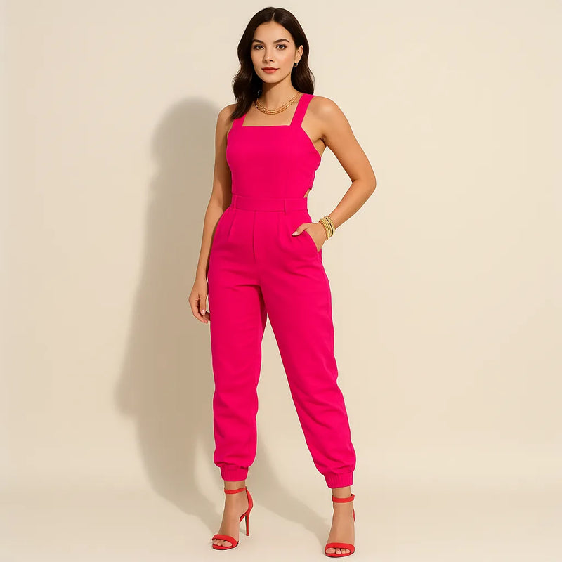 Macacão Feminino Lonovah Elegância Urbana